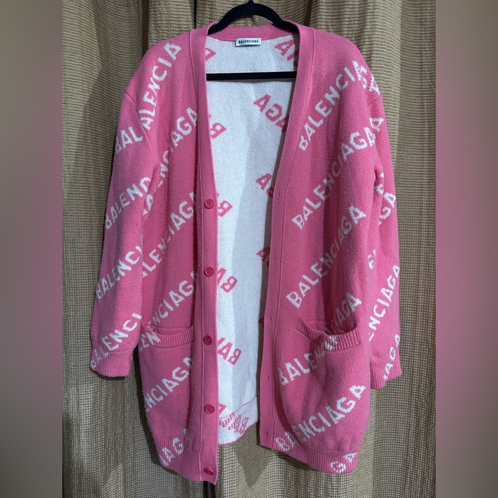 Balenciaga Vibrant Pink Knitwear